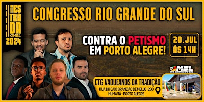 Imagem principal do evento MBL NA ESTRADA - RIO GRANDE DO SUL