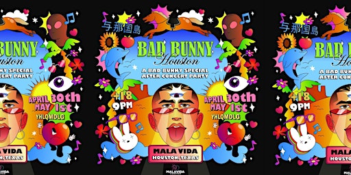 Image principale de Bad Bunny After Party April 30th Mala Vida Houston