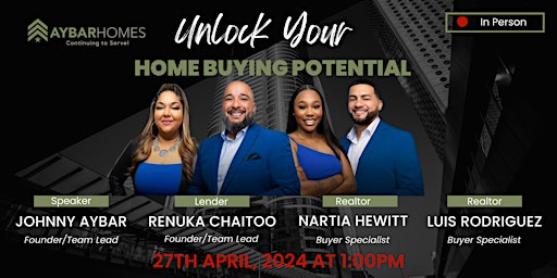 Imagem principal do evento Unlocking Your Home Buying Potential