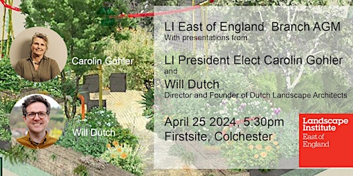 Primaire afbeelding van LI East of England AGM & 'Pathway to RHS Chelsea' CPD