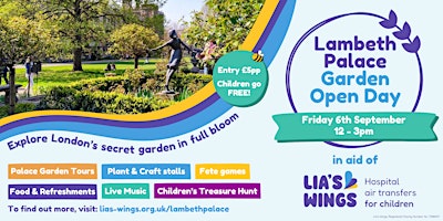 Hauptbild für Lambeth Palace Garden Open Day