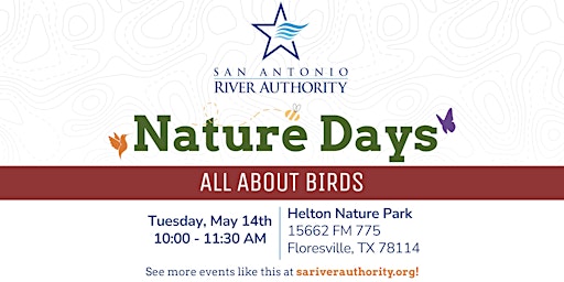 Imagem principal do evento Nature Days- All About Birds