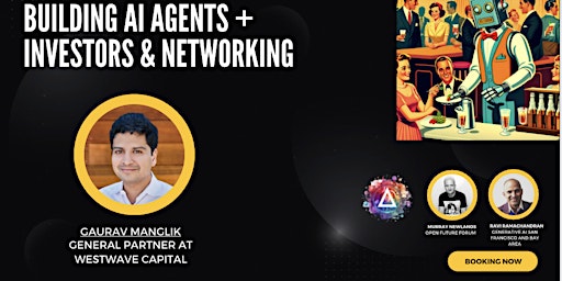 Imagem principal de Building AI Agents + Investors & Networking