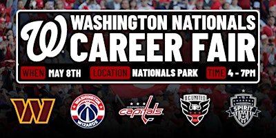 Imagem principal do evento 2024  Washington Nationals Career Fair