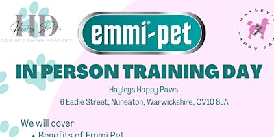 Emmipet In Person Training Day primary image