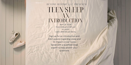 Image principale de Teen Sleep, an introduction