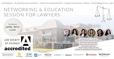 Primaire afbeelding van Networking & Education Session for Lawyers at the Arlington Estates
