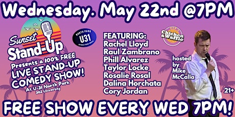 Sunset Standup @ U31 hosted by Mike McCalla - May 22