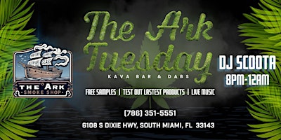 Primaire afbeelding van The Ark Tuesday (FREE Kava, Smoke Products, Music, & More)