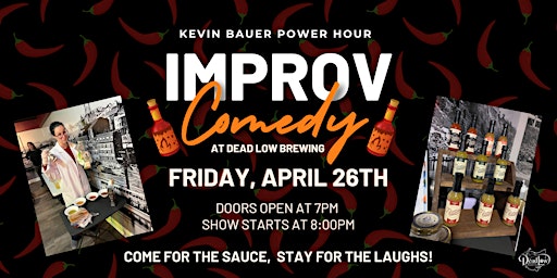 Primaire afbeelding van IMPROV Comedy w/ Kevin Bauer's Power Hour