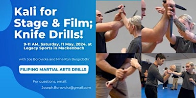Imagen principal de Kali for Stage & Film, Single-Knife Drills; Filipino Martial Art