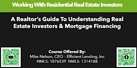 Working With Investors: A Real Estate Agent's Guide To Mortgage Financing