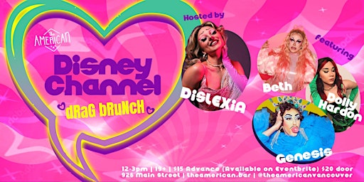 Hauptbild für Disney Channel Brunch at The American: hosted by Dislexia