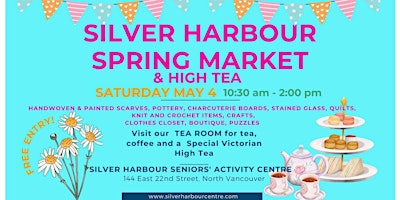 Imagem principal do evento Silver Harbour Spring Market & High Tea