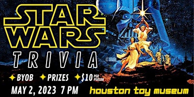 Imagem principal de Star Wars Trivia at Houston Toy Museum