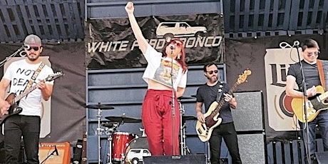 White Ford Bronco at The Bullpen - June 21st