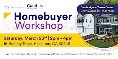 Primaire afbeelding van Homebuyer Workshop