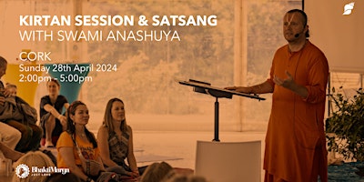 Immagine principale di Kirtan Session & Satsang with Swami Anashuya – Cork City 