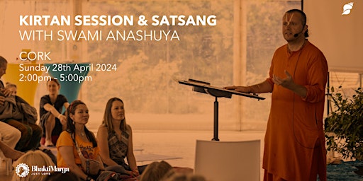 Immagine principale di Kirtan Session & Satsang with Swami Anashuya – Cork City 