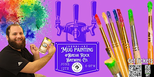 Imagem principal do evento Beer Mug Painting @ Break Rock Brewing Co