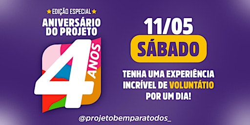 Imagen principal de Edição Especial - Aniversário do Projeto