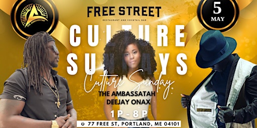 Imagem principal de Culture Sunday Brunch & Day Party @ Free Street hosted by the Ambassatah