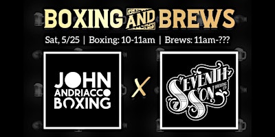 Boxing & Brews: Seventh Son Brewing Co. hosts J.A.B. primary image
