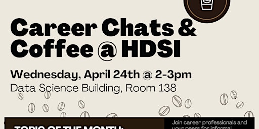 Career Chats & Coffee (CogSci X HDSI) primary image