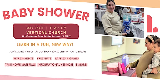 Latched Support Baby Shower - Vertical Church  primärbild