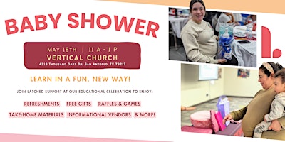 Primaire afbeelding van Latched Support Baby Shower - Vertical Church