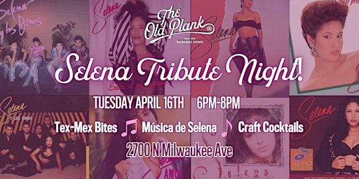 The Queen of Tejano Lives On! Selena Tribute Night at The Old Plank! primary image