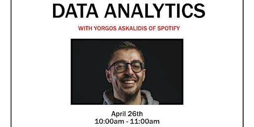 Primaire afbeelding van Data Analytics Talk with Yorgos Askalidis