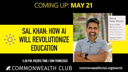 Primaire afbeelding van Sal Khan: How AI Will Revolutionize Education