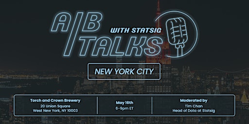 Imagem principal do evento A/B Talks: NYC