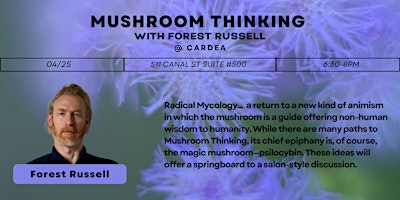 Hauptbild für Mushroom Thinking: Salon Talk at Cardea Space