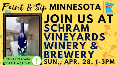 April 28 Paint & Sip at Schram Vineyards Winery & Brewery