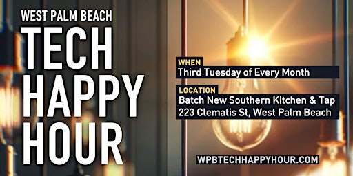 Image principale de West Palm Beach Tech Happy Hour