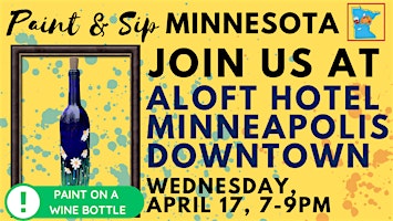 Imagen principal de April 17 Paint & Sip at Aloft Hotel Minneapolis Downtown