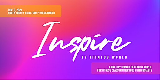 Inspire Summit by Fitness World primary image