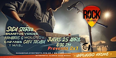 Imagem principal do evento ROCK EN ESPAÑOL / ¡Unplugged versions!