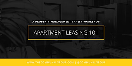 Leasing 101: Property Management Career Workshop primary image