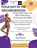 Primaire afbeelding van Join Chillax Yoga w/Gail for Yoga Day in the Neighborhood