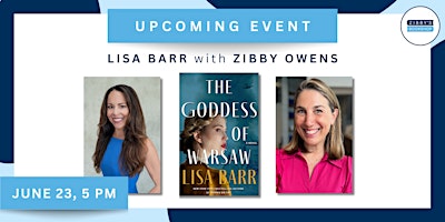 Imagem principal de Author event! Lisa Barr with Zibby Owens