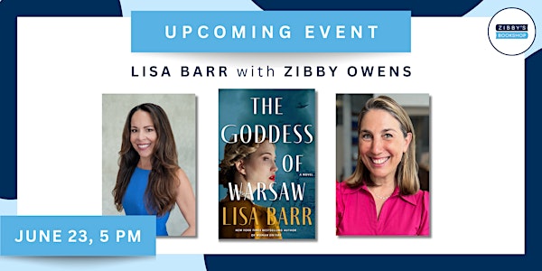 Author event! Lisa Barr with Zibby Owens