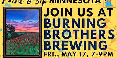 May 17 Paint & Sip at Burning Brothers Brewing primary image