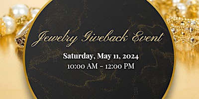 Jewelry Giveback Event primary image