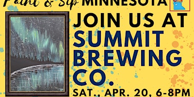 April 20 Paint & Sip at Summit Brewing - NEW VENUE primary image