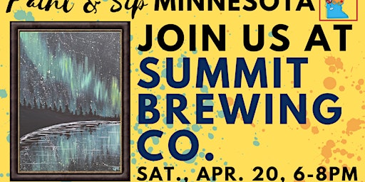 April 20 Paint & Sip at Summit Brewing - NEW VENUE primary image
