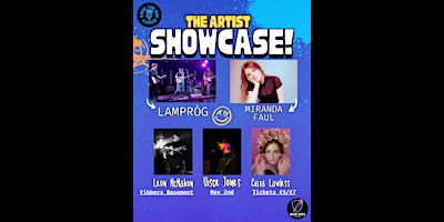 THE ARTIST SHOWCASE! A Full Night of Live Music! primary image