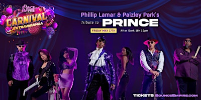 Imagem principal do evento Phillip Lamar & Paizley Park's Tribute to Prince  After Dark